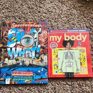 Scholastic Red Learning Toy My Body Book